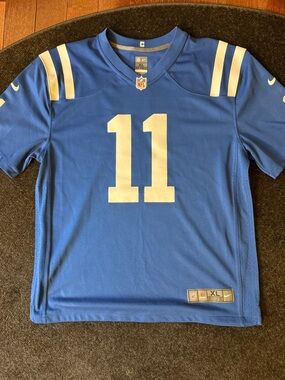 Nike Pittman Jr Football Jersey with White Number 11